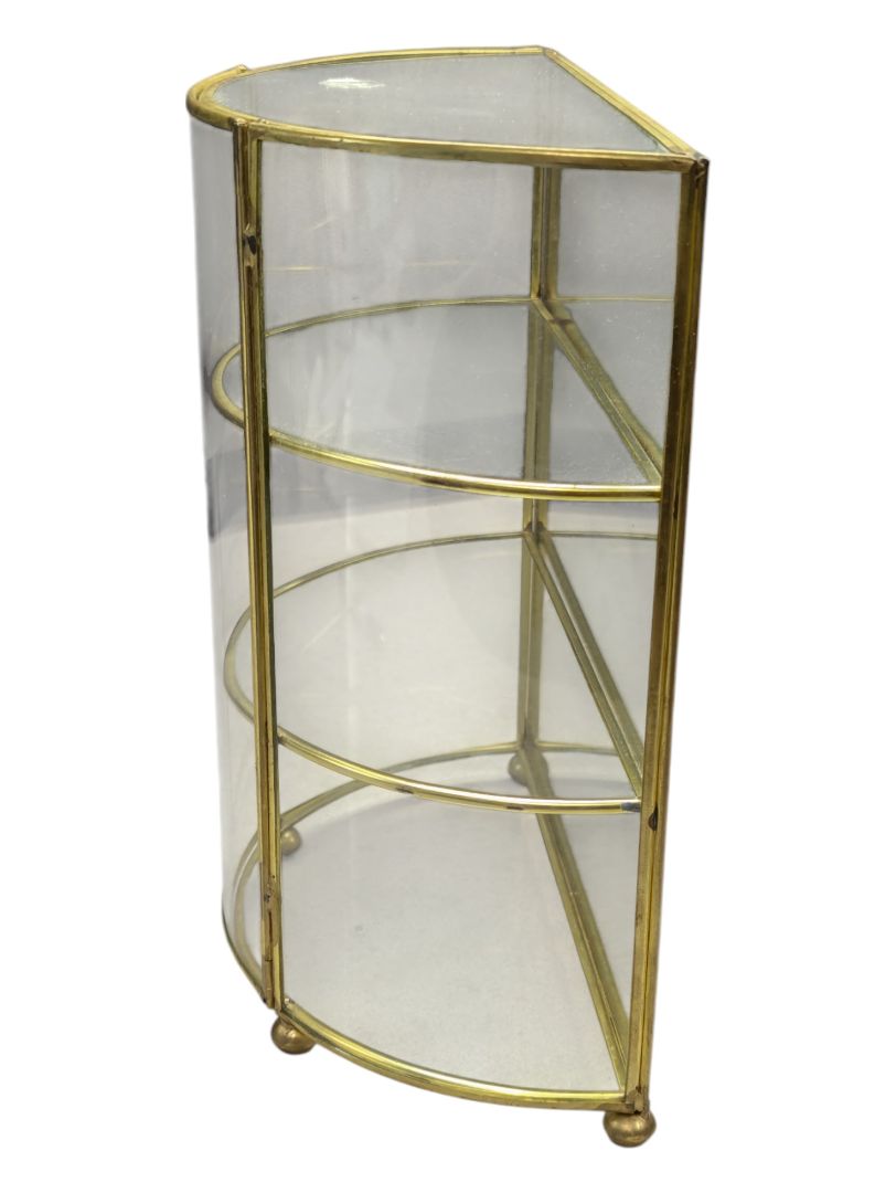 Vtg Glass Curio Cabinet