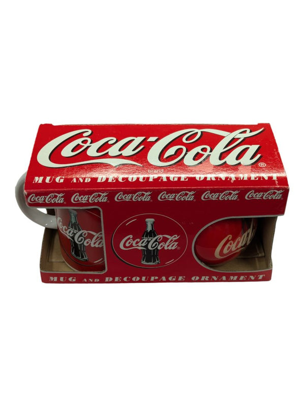 COCA COLA Mug and Decoupage Ornament