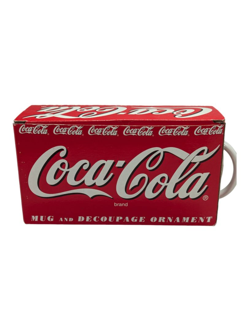 COCA COLA Mug and Decoupage Ornament