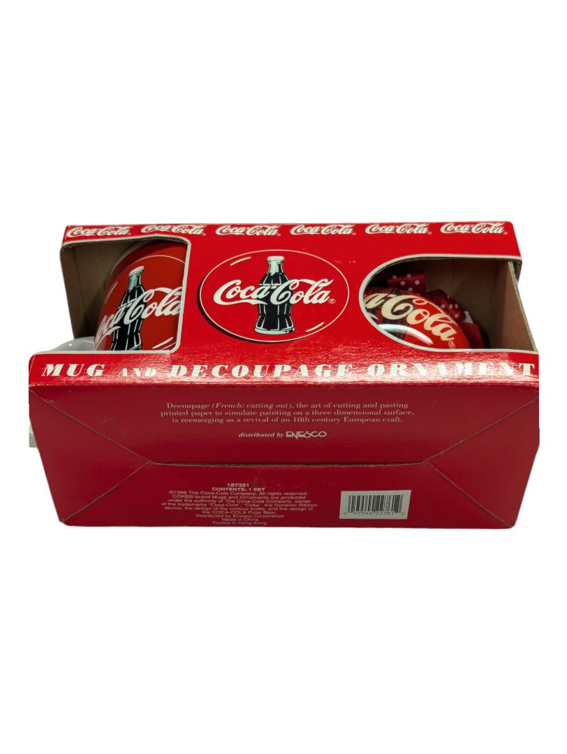 COCA COLA Mug and Decoupage Ornament
