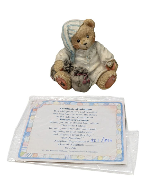 Cherished Teddies - Ebenezer Scrooge