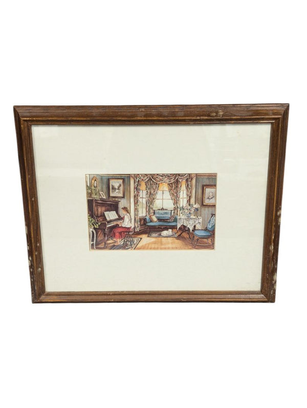 Pair of Framed Artwork