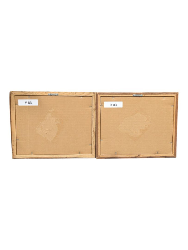 Pair of Framed Artwork