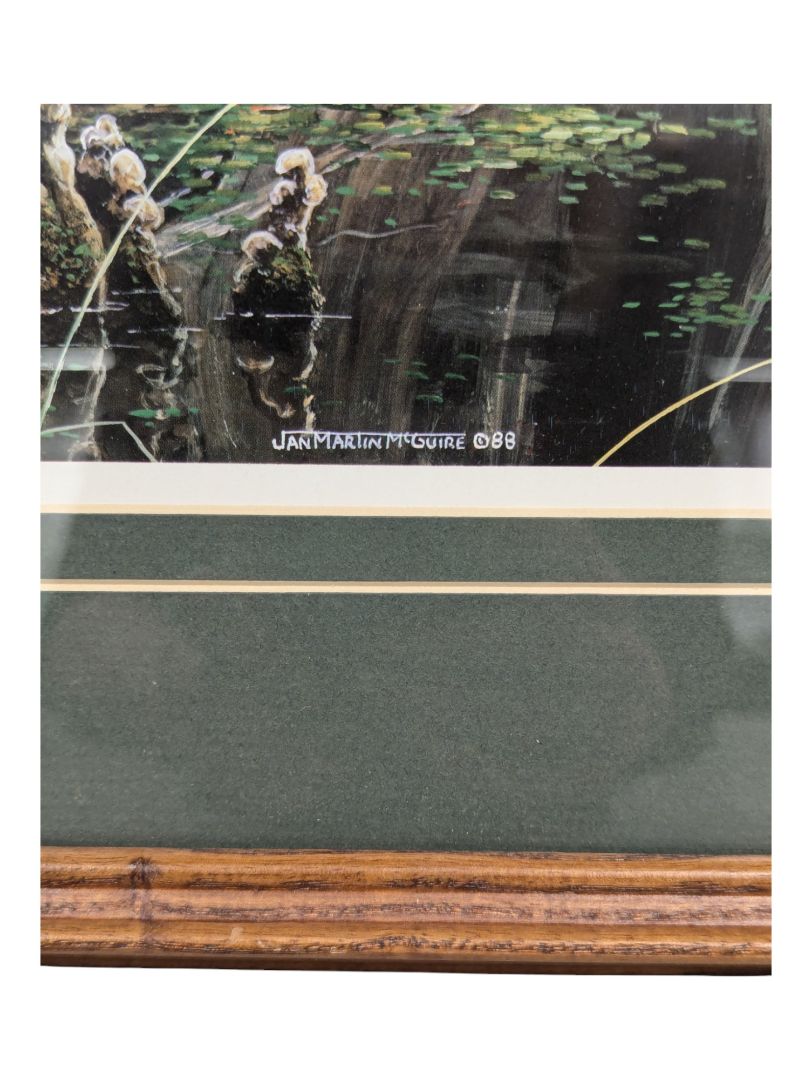 Pair Jan Marlin McGuire Framed Artwork