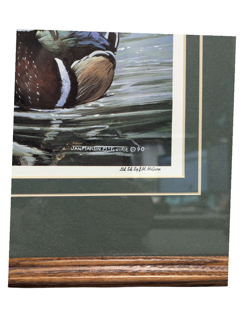 Pair Jan Marlin McGuire Framed Artwork