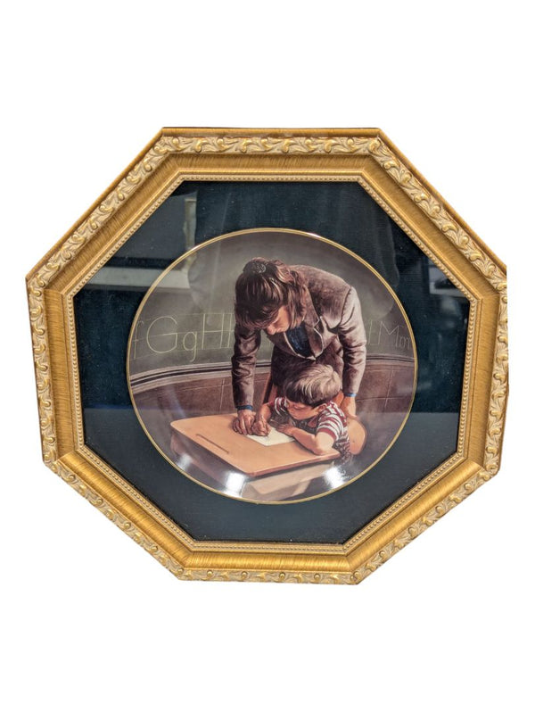 Winston Roland Collector Plate - "A helping hand"