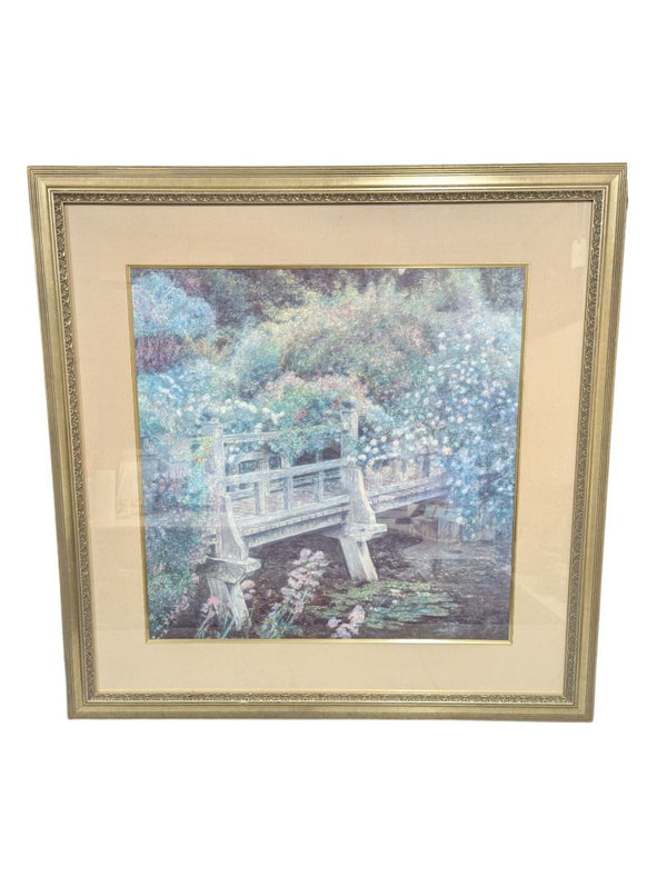 Vintage Framed Artwork Signed 83'