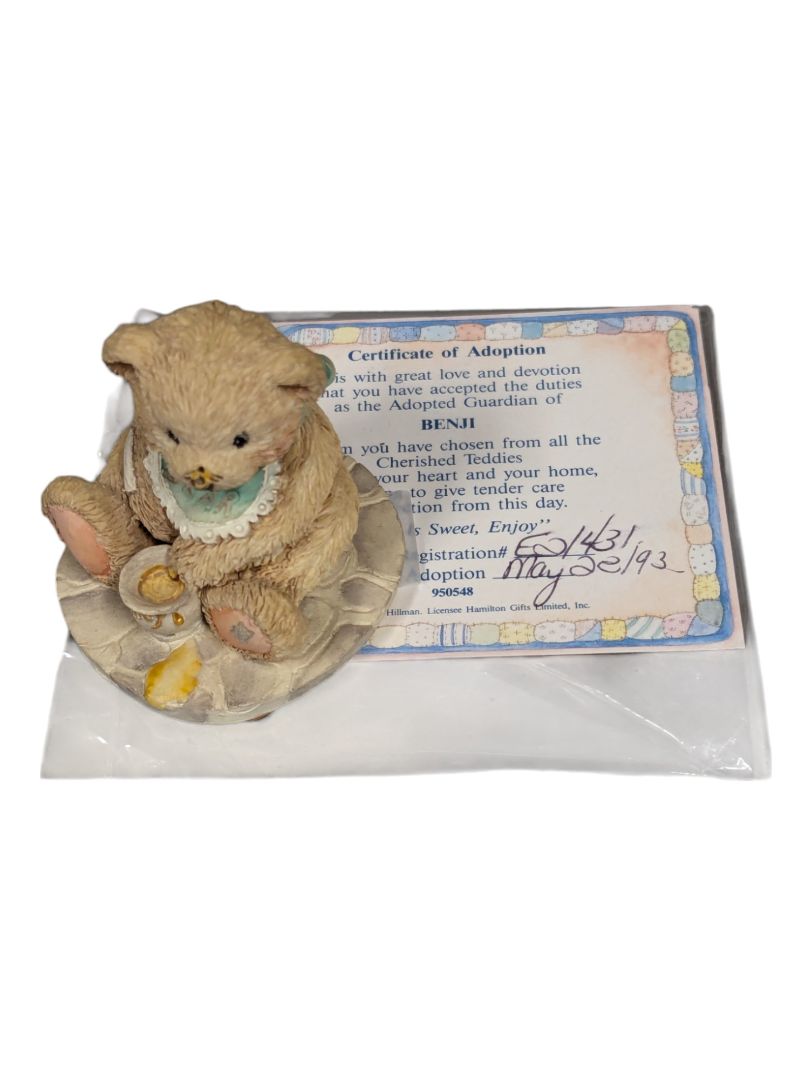 Cherished Teddies - Benji Figurine