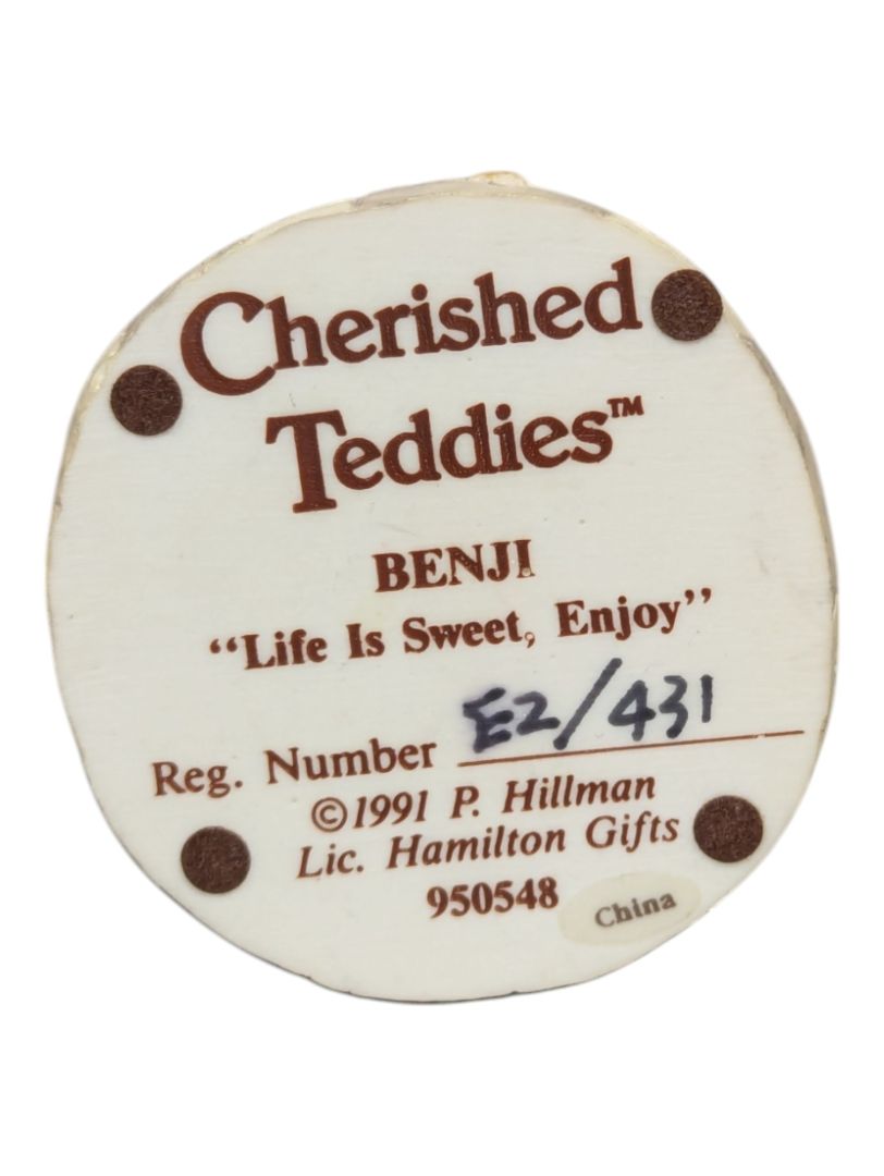 Cherished Teddies - Benji Figurine
