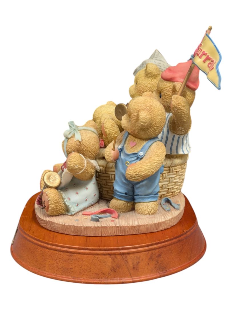 Cherished Teddies Commemorative 5 Year Figurine
