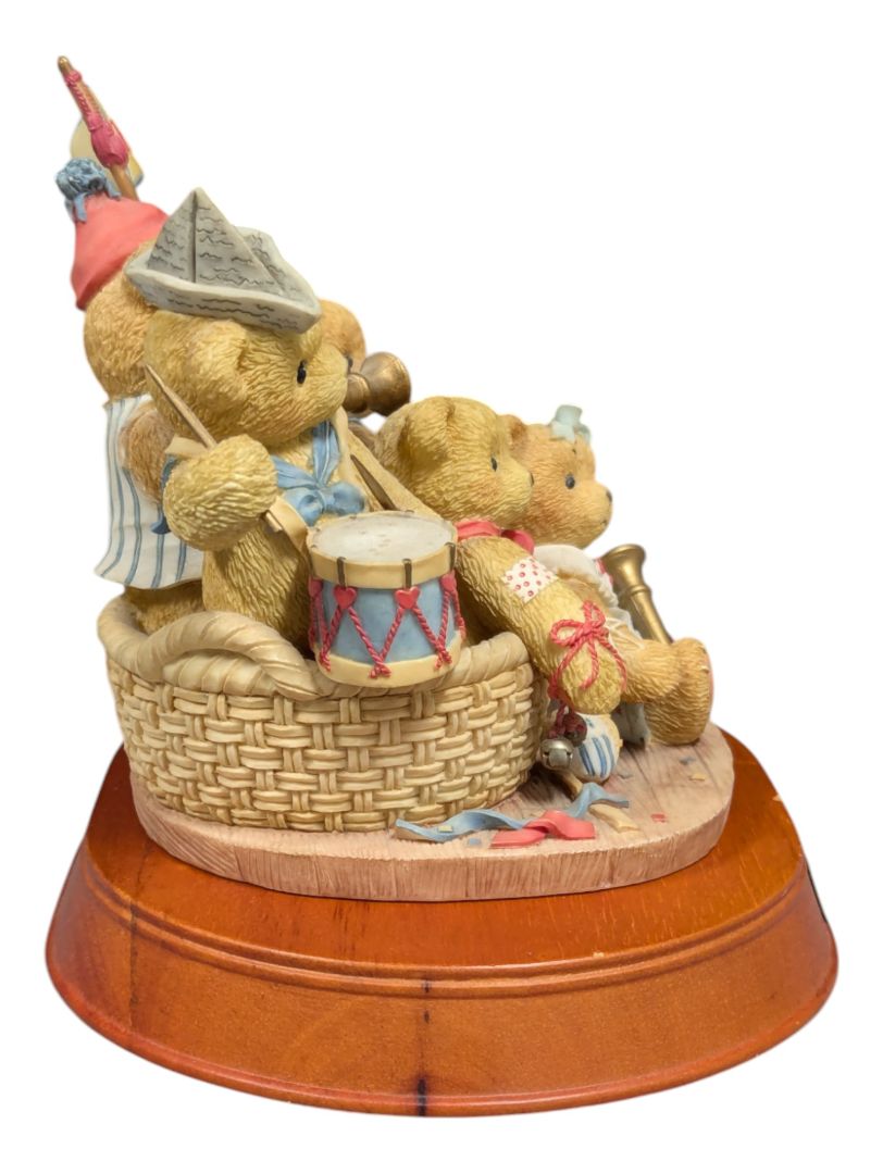 Cherished Teddies Commemorative 5 Year Figurine