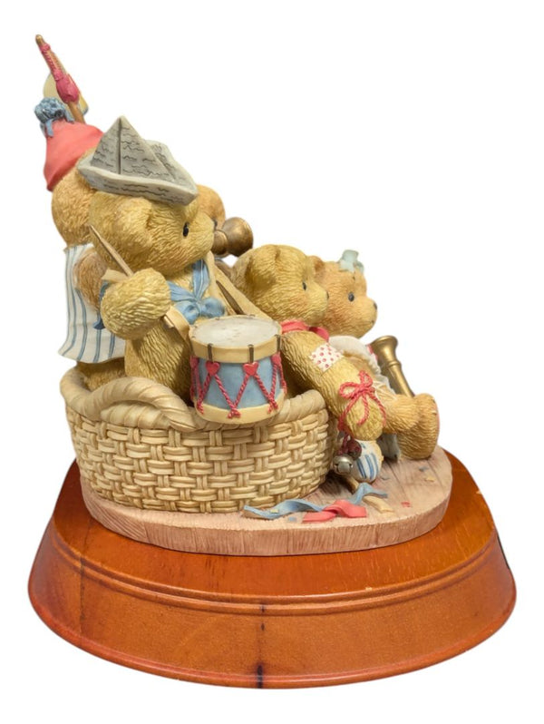Cherished Teddies Commemorative 5 Year Figurine