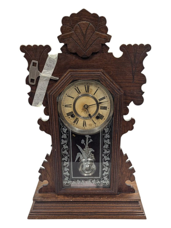 Vintage Wall Clock w/ Key