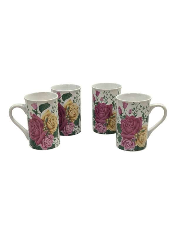 Set of 4 Rose Mugs (Never Used)