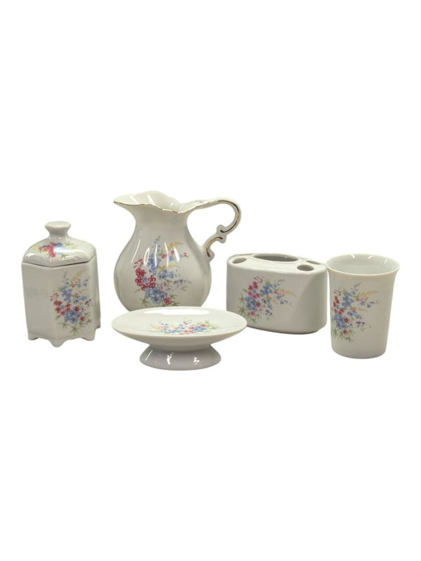 Full Bathroom Set - Floral