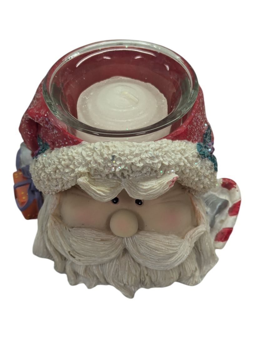 Christmas Santa & Moose Candles