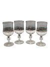 4 Christmas Goblets