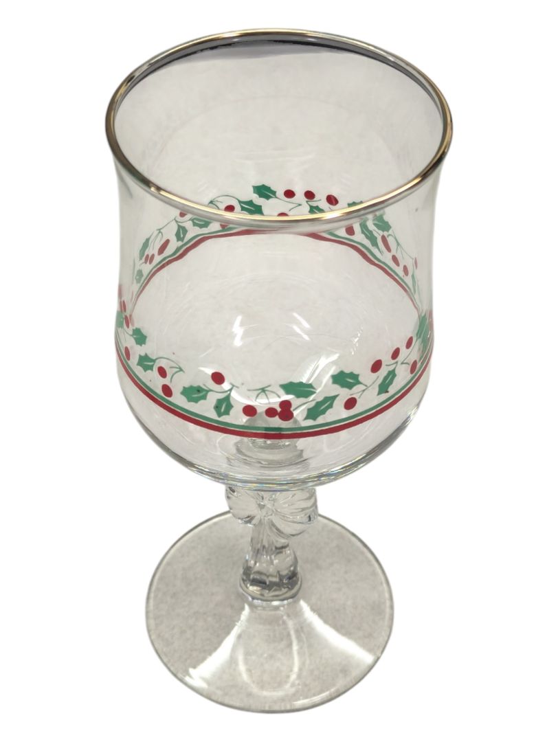 4 Christmas Goblets