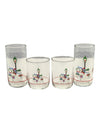 4 Set Christmas Glasses