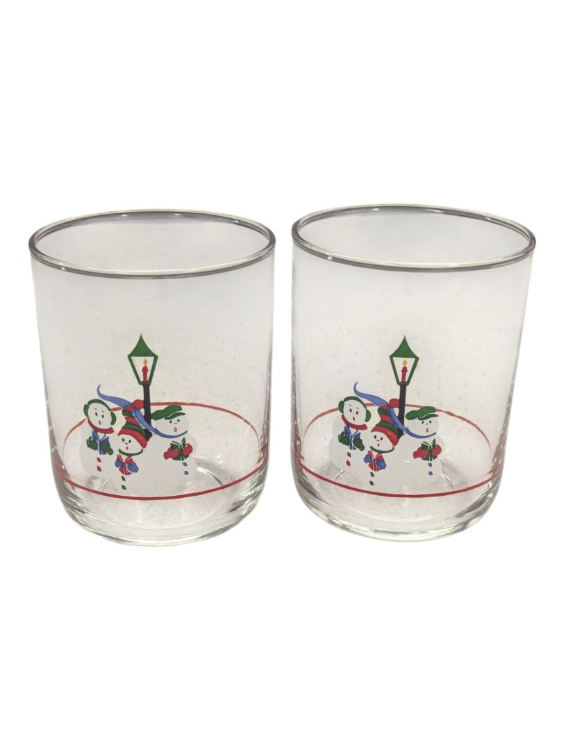 4 Set Christmas Glasses