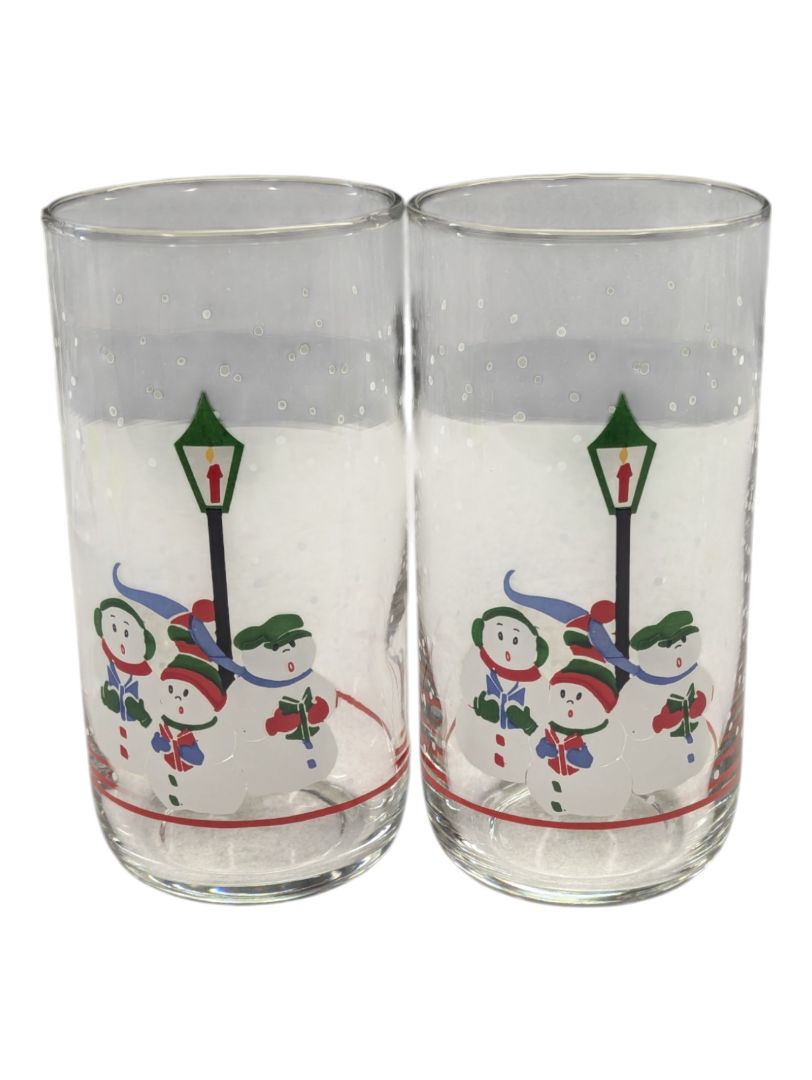 4 Set Christmas Glasses