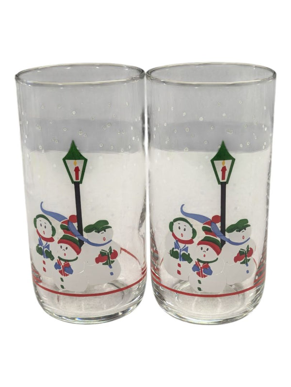 4 Set Christmas Glasses
