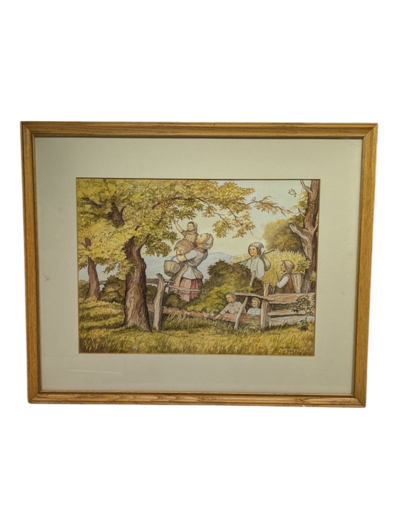 Vintage H. Fischer 1983 Framed photo