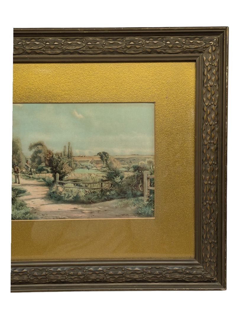 Gold Framed Cattle/Farm Photo