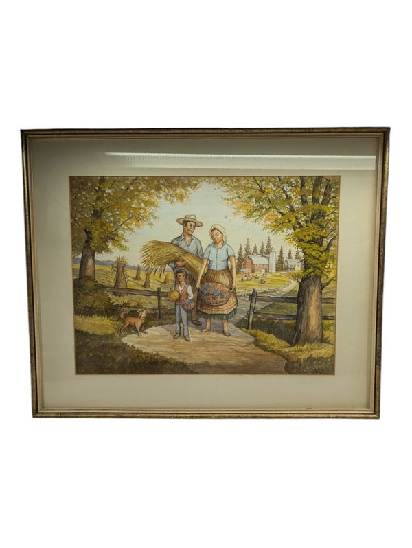 H. Fischer 1983 Framed Photo