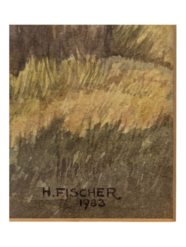 H. Fischer 1983 Framed Photo