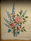 Embroidery Floral Framed Picture