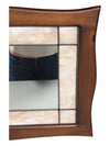 Pink Mosaic Wooden Mirror