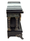 Antique Sessions Mantel Clock with Pillars & Floral Face