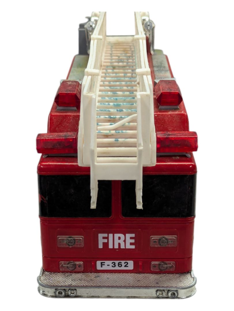 Vintage Metro City Fire Truck Plastic