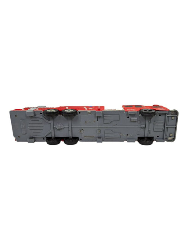 Vintage Metro City Fire Truck Plastic