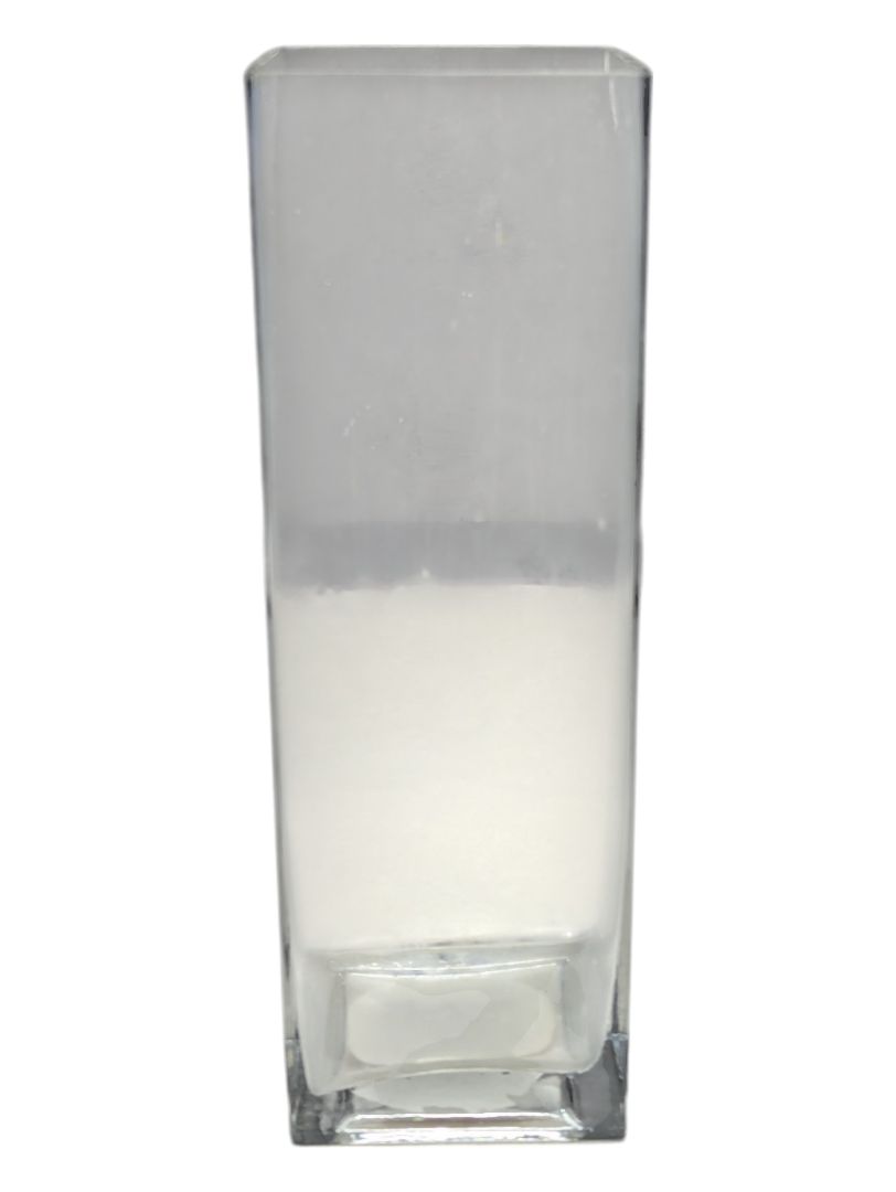 Clear Square Vase
