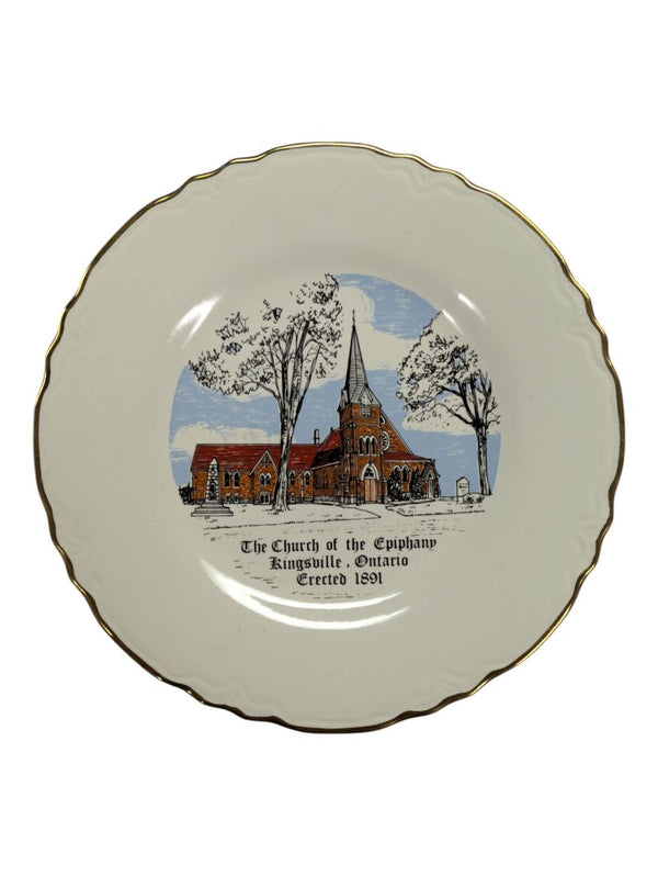 Collector's Plate of Epiphany Kingsville Ont. Church
