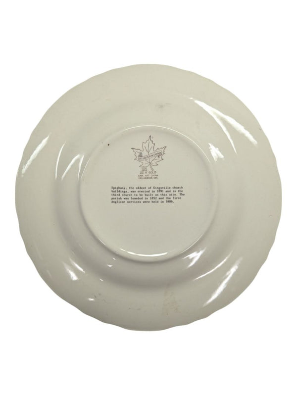 Collector's Plate of Epiphany Kingsville Ont. Church