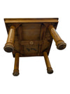 ANTIQUE SOLID WOOD DINING RM TABLE