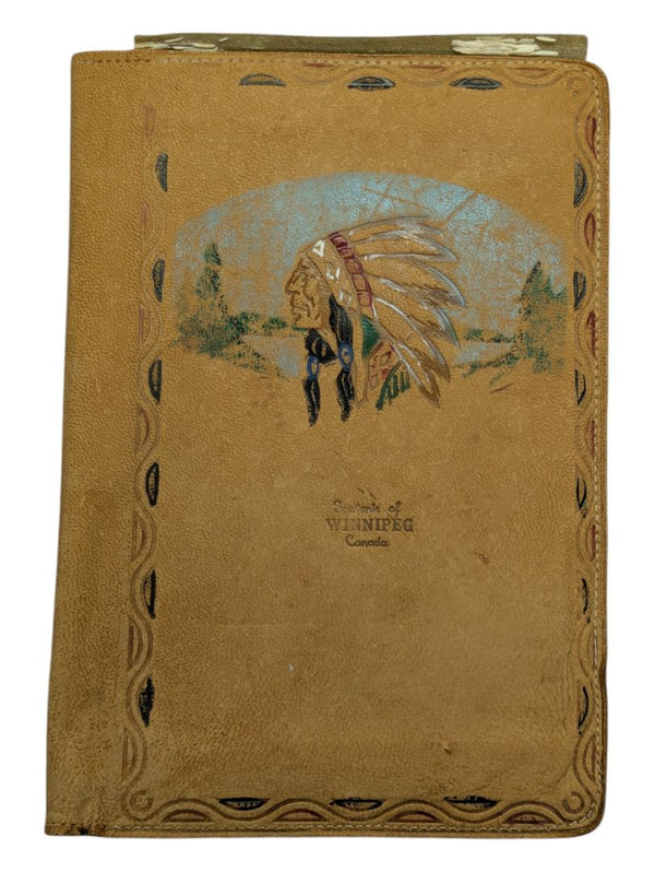 Leather notepad cover