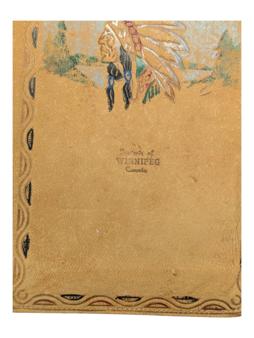 Leather notepad cover