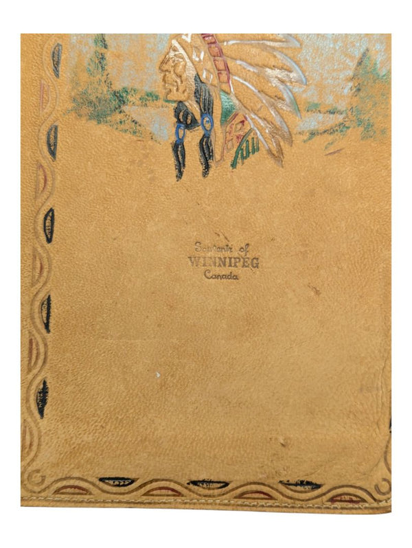 Leather notepad cover