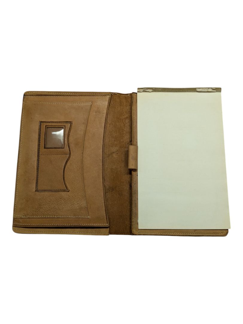 Leather notepad cover