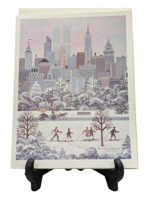 "Cross Country in Central Park" Card