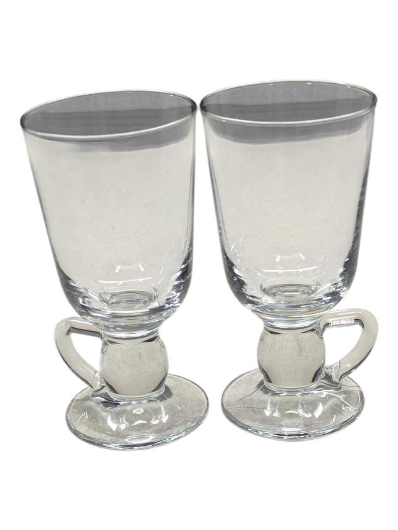 Pair of Paşabahçe Turkish Irish Coffee Mugs