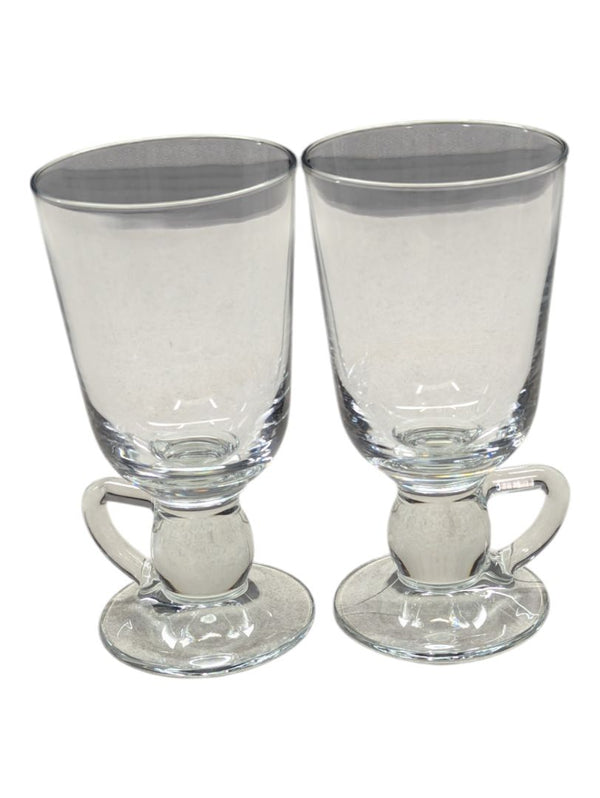 Pair of Paşabahçe Turkish Irish Coffee Mugs