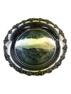 Silver tray with grape motif