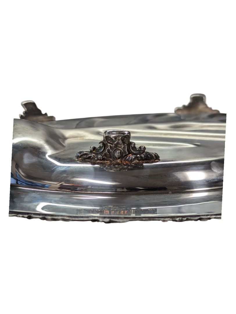 Sliver tray with tree well