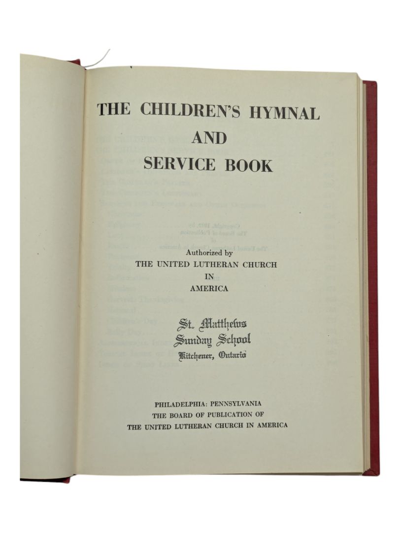 The Children's Hymnal and Service Book