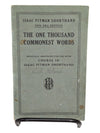 The One Thousand Commonest Words